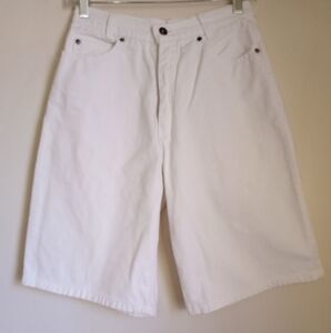 Cenza vintage white women's Bermuda shorts size 10